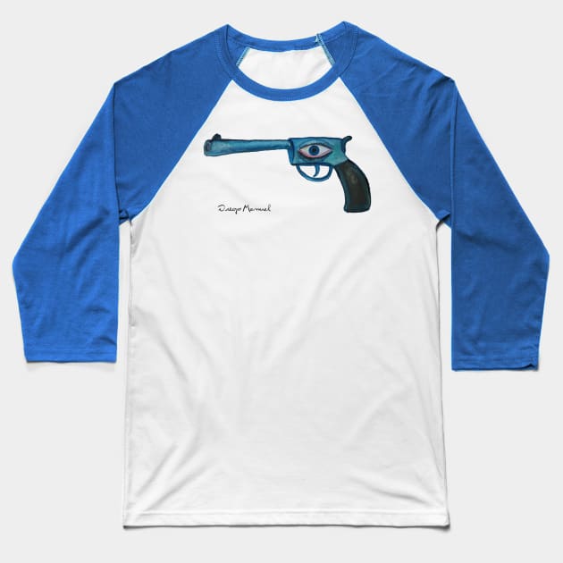 Lethal pistol 3 Baseball T-Shirt by diegomanuel